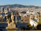 Barcelone vue du muse d'art catalan